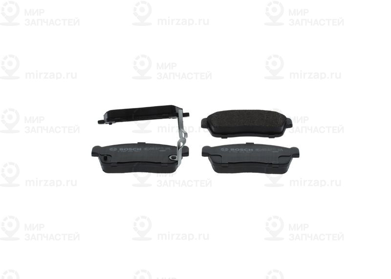 Комплект тормозных колодок, дисковый тормоз BOSCH 0986494927