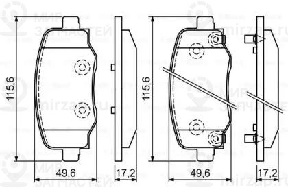 Запчасть BOSCH 0986494930