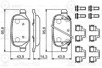 Запчасть BOSCH 0986494935