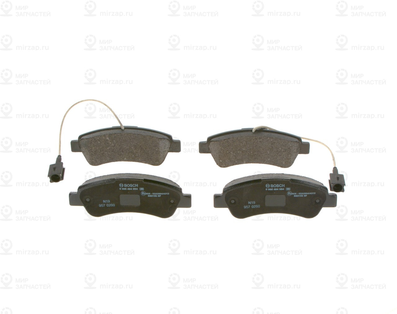 Колодки Тормозные Fiat Ducato(250) 07-/Citroen Jumper 06- Задние BOSCH 0986494994