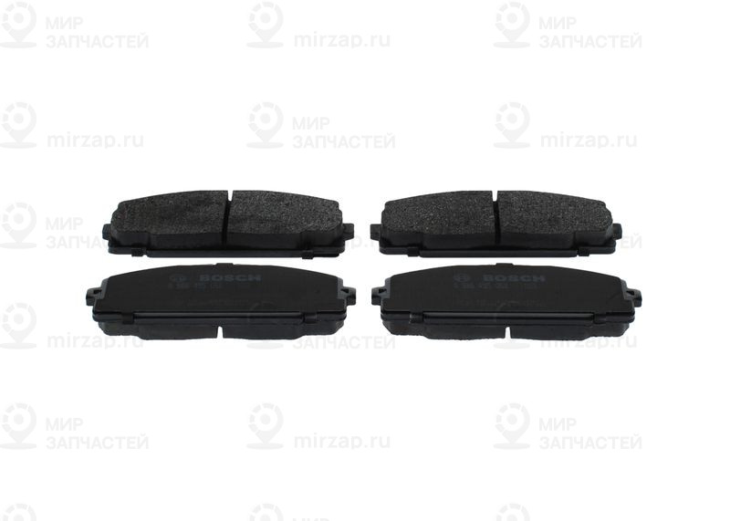 Комплект тормозных колодок, дисковый тормоз BOSCH 0986495058