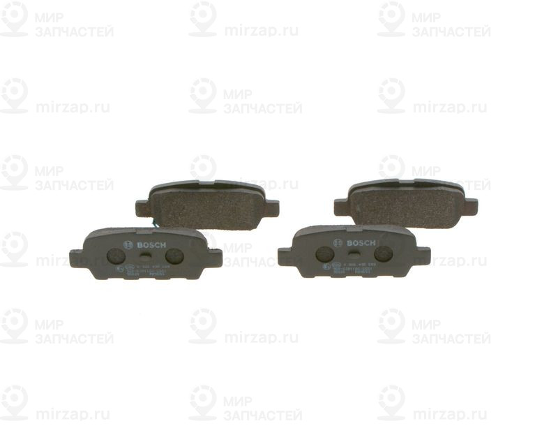 Комплект тормозных колодок, дисковый тормоз BOSCH 0986495089