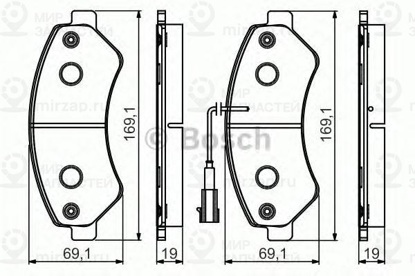 Запчасть BOSCH 0986495095