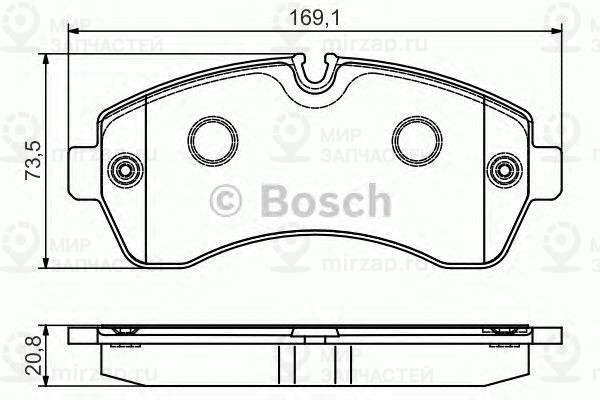 Запчасть BOSCH 0986495107