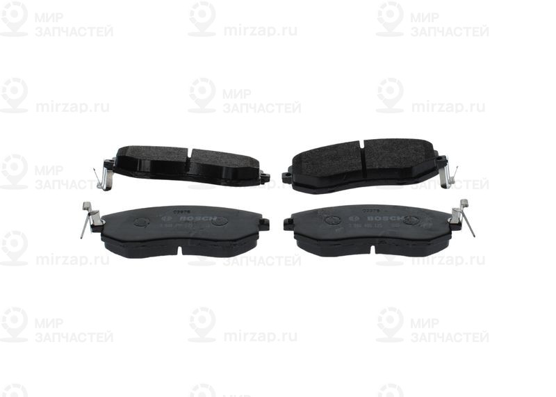 Комплект тормозных колодок, дисковый тормоз BOSCH 0986495125