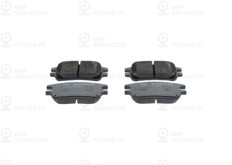 Комплект тормозных колодок, дисковый тормоз BOSCH 0986495140