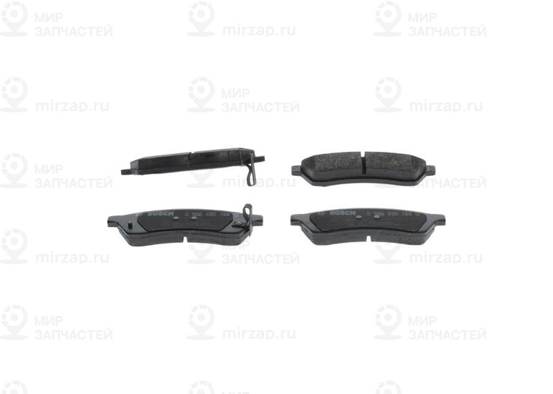 Комплект тормозных колодок, дисковый тормоз BOSCH 0986495168