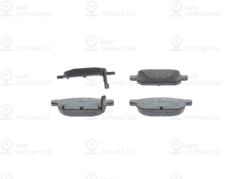 Комплект тормозных колодок, дисковый тормоз BOSCH 0986495301