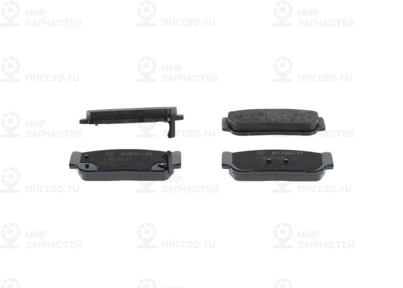Комплект тормозных колодок, дисковый тормоз BOSCH 0986495315