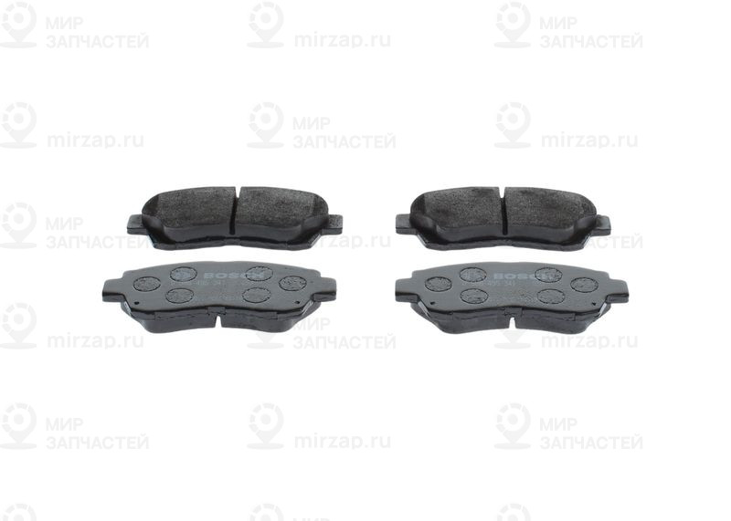 Комплект тормозных колодок, дисковый тормоз BOSCH 0986495341