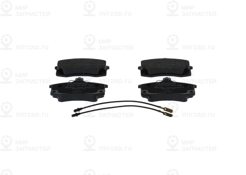 Комплект тормозных колодок, дисковый тормоз BOSCH 0986495360