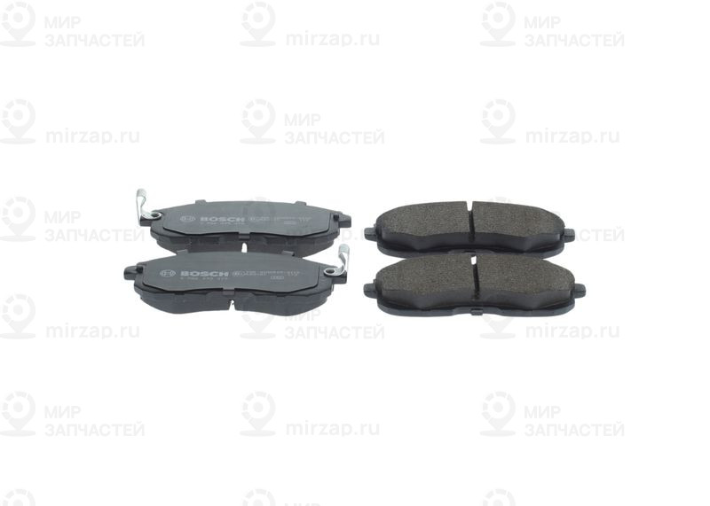 Комплект тормозных колодок, дисковый тормоз BOSCH 0986495379