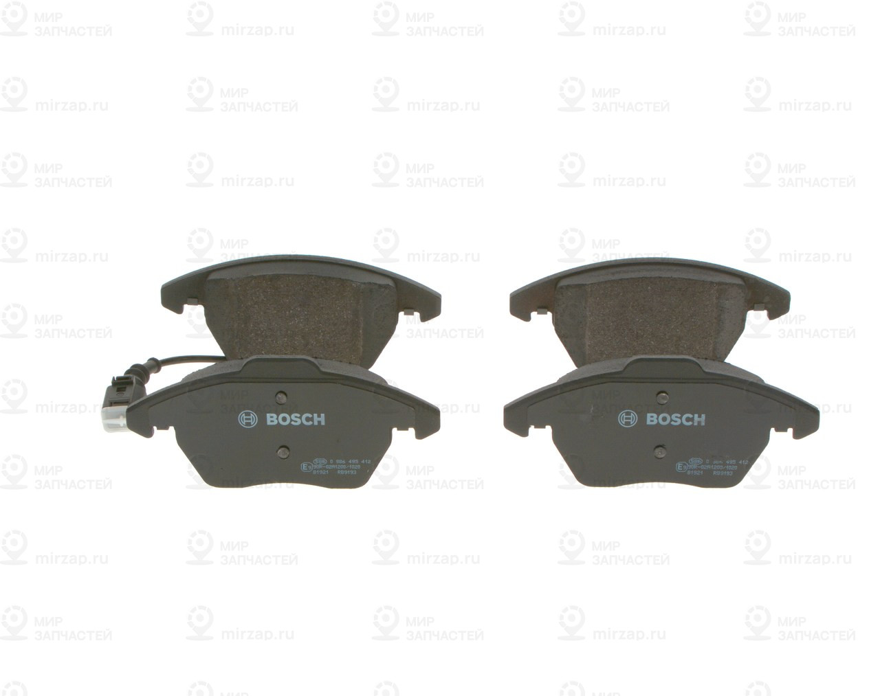 Колодки Тормозные Дисковые Перед Pr-2 Audi A1-A3, Vw Caddy, Golf 10- BOSCH 0986495412