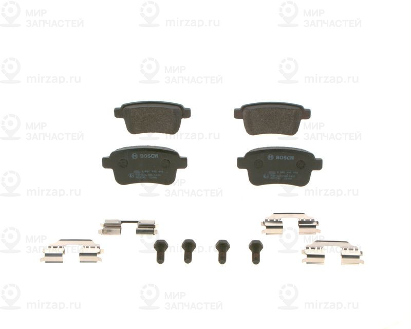 Комплект тормозных колодок, дисковый тормоз BOSCH 0986495418