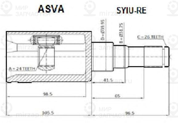Запчасть ASVA SYIURE