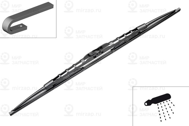 Щетка стеклоочистителя BOSCH 3397004080