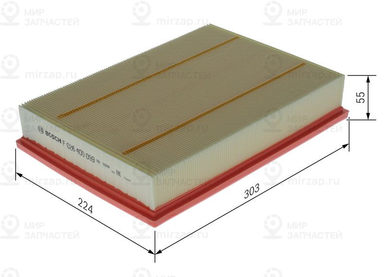 Воздушный фильтр BOSCH F026400099
