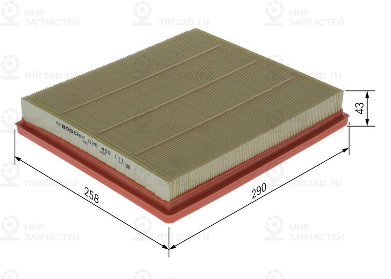Воздушный фильтр BOSCH F026400111