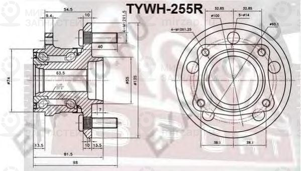 Запчасть ASVA TYWH255R