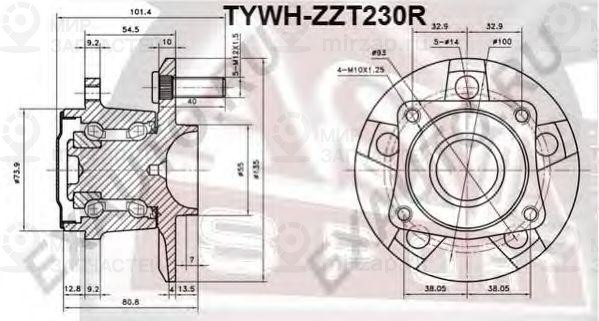 Запчасть ASVA TYWHZZT230R