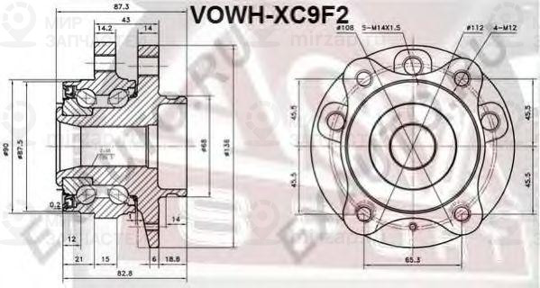 Запчасть ASVA VOWHXC9F2