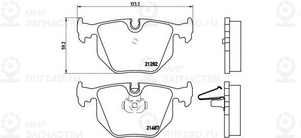 Запчасть BREMBO P06020