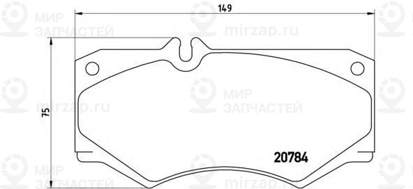 Запчасть BREMBO P50003