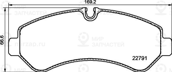 Комплект тормозных колодок, дисковый тормоз BREMBO P50150
