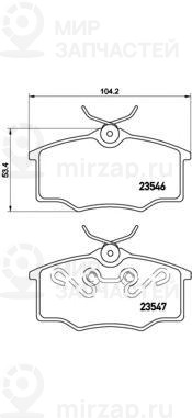 Запчасть BREMBO P59034