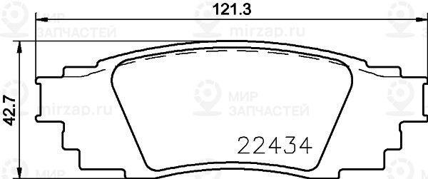 Комплект тормозных колодок, дисковый тормоз BREMBO P83160