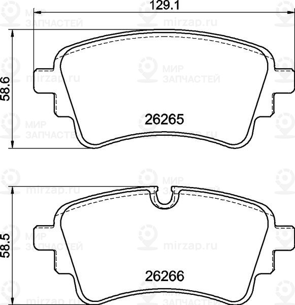 Комплект тормозных колодок, дисковый тормоз BREMBO P85185
