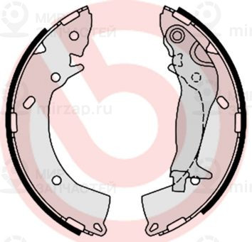 Комплект тормозных колодок BREMBO S30519