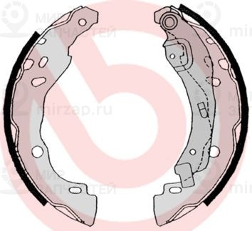 Комплект тормозных колодок BREMBO S68525
