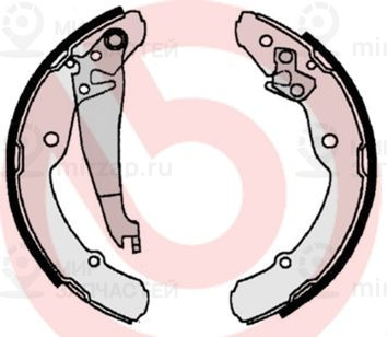 Комплект тормозных колодок BREMBO S85516