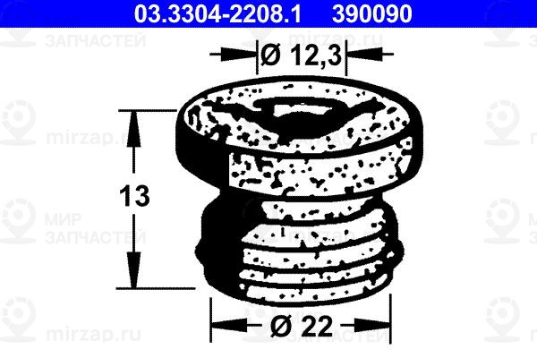 Запчасть ATE 03330422081