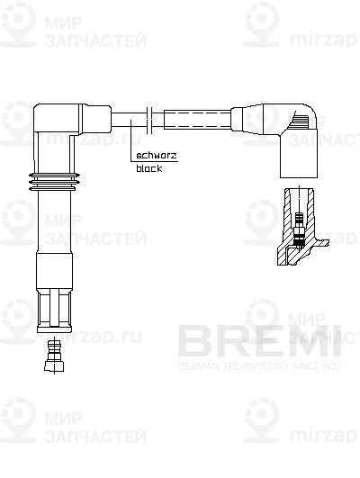 Провод зажигания BREMI 1A13E47