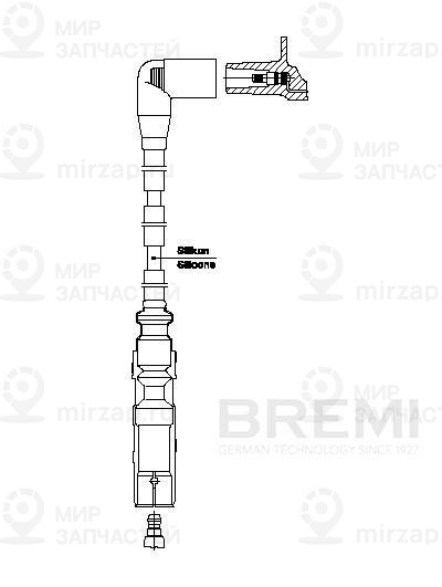 Провод зажигания BREMI 1A32H61