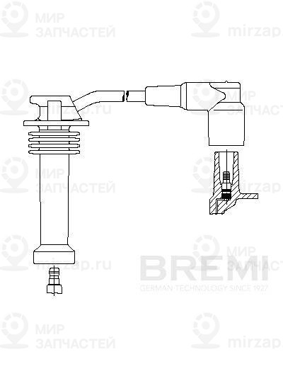Провод зажигания BREMI 8A1719