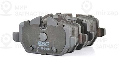 Комплект тормозных колодок, дисковый тормоз BSG BSG15200042