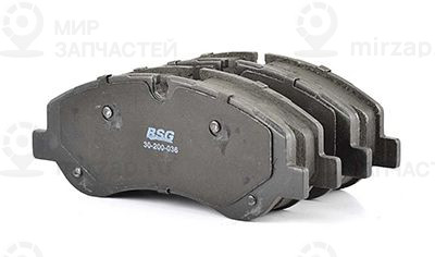 Комплект тормозных колодок, дисковый тормоз BSG BSG30200036