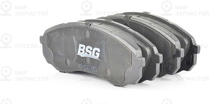 Комплект тормозных колодок, дисковый тормоз BSG BSG40200051