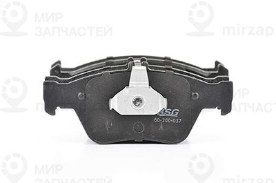 Комплект тормозных колодок, дисковый тормоз BSG BSG60200037