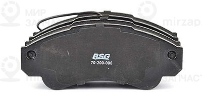 Комплект тормозных колодок, дисковый тормоз BSG BSG70200006