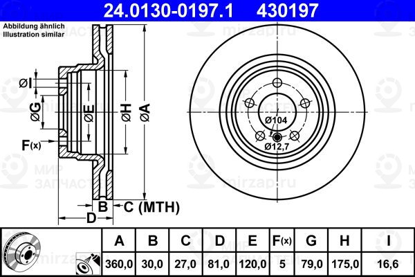 Запчасть ATE 24013001971
