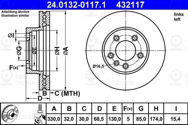 Запчасть ATE 24013201171