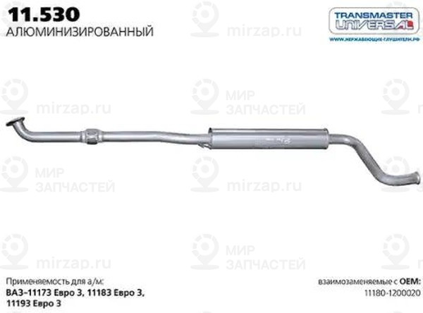 Запчасть TRANSMASTER UNIVERSAL 11530AL
