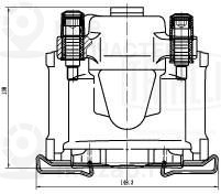 Тормозной суппорт TRIALLI CF202501