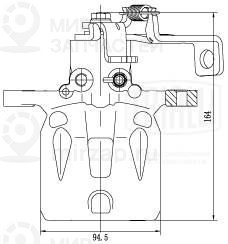 Тормозной суппорт TRIALLI CF203102