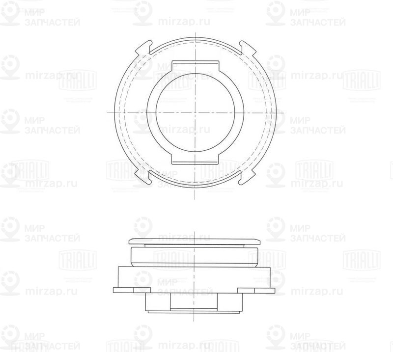 Выжимной подшипник TRIALLI CT0811