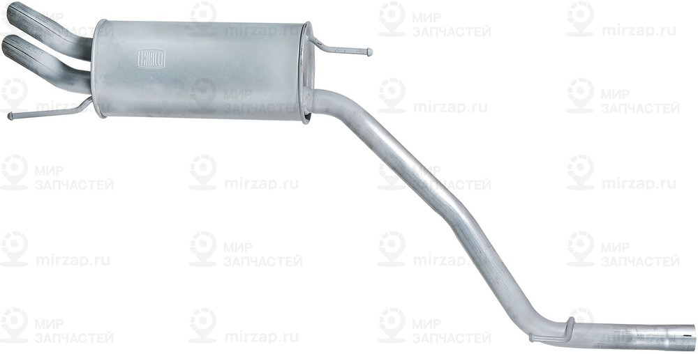 Глушитель выхлопных газов конечный TRIALLI EMM0408